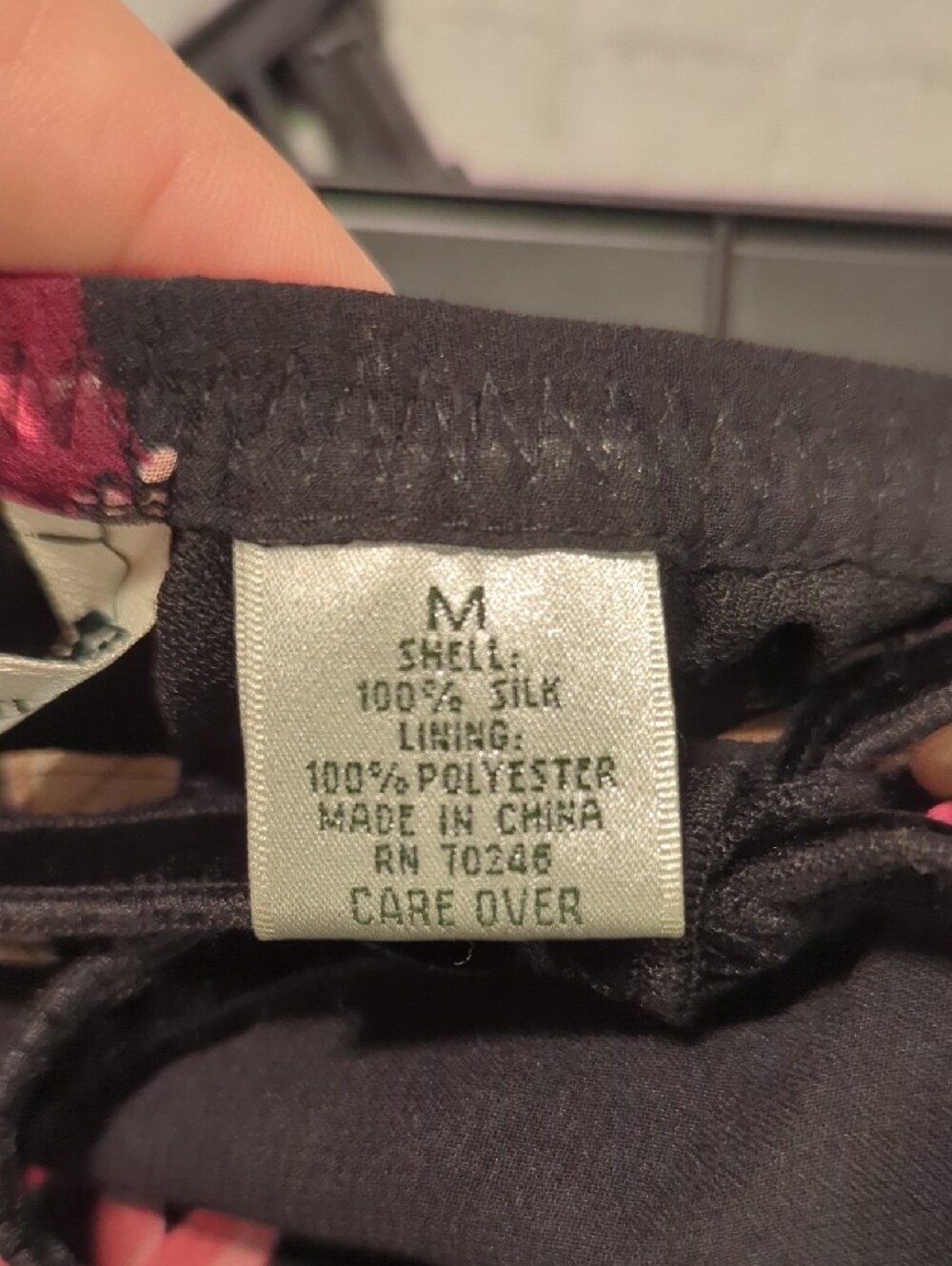 Laura Ashley Black Maxi Skirt with Pink Floral Print - Picture 3 of 8